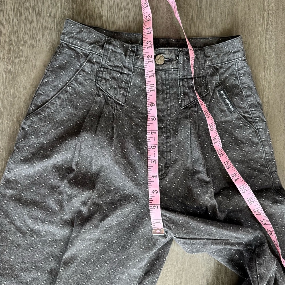 Vintage Rockies Denim Grey Black Patterned Jeans 28 - Picture 10 of 13